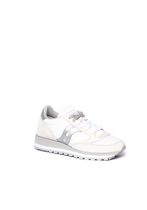 sneaker triple jazz bianco/argento SAUCONY | 60530-16JAZZTRIPLE-WHT/SILV